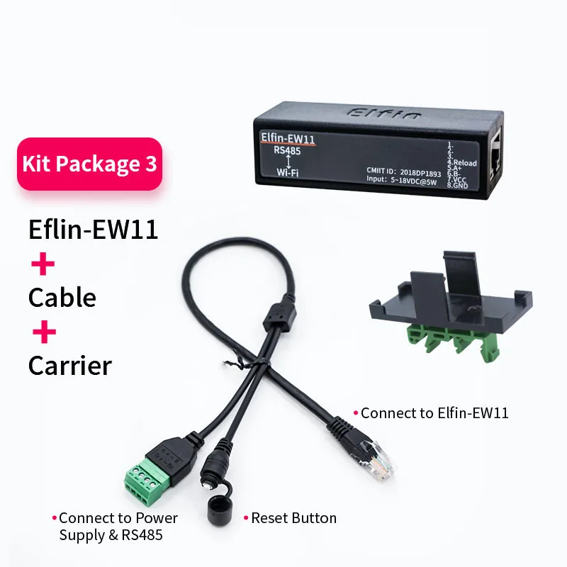 Последовательный мини сервер EW11 RS485 для Ethernet ModbusTCP последовательный