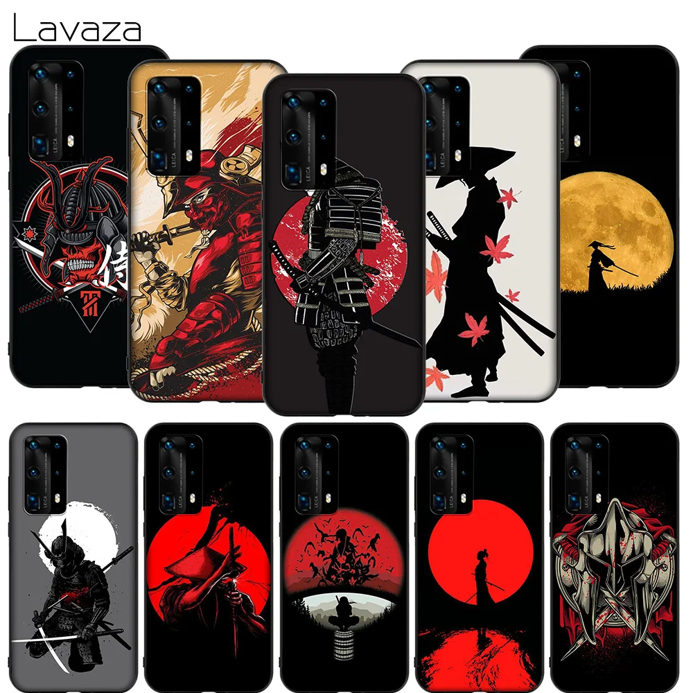 Чехол Lavaza с японским Самураем для Huawei P8 P9 P10 P20 P30 Y6 Y7 Y9 Lite Pro P Smart Nova 2i 3i Mini 2017