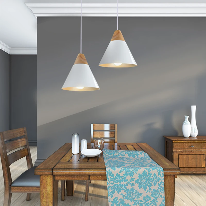 Nordic LED Pendant Lights Dining Room Pendant Lamp Modern Colorful Restaurant Kitchen Coffee Bedroo - 32976131032