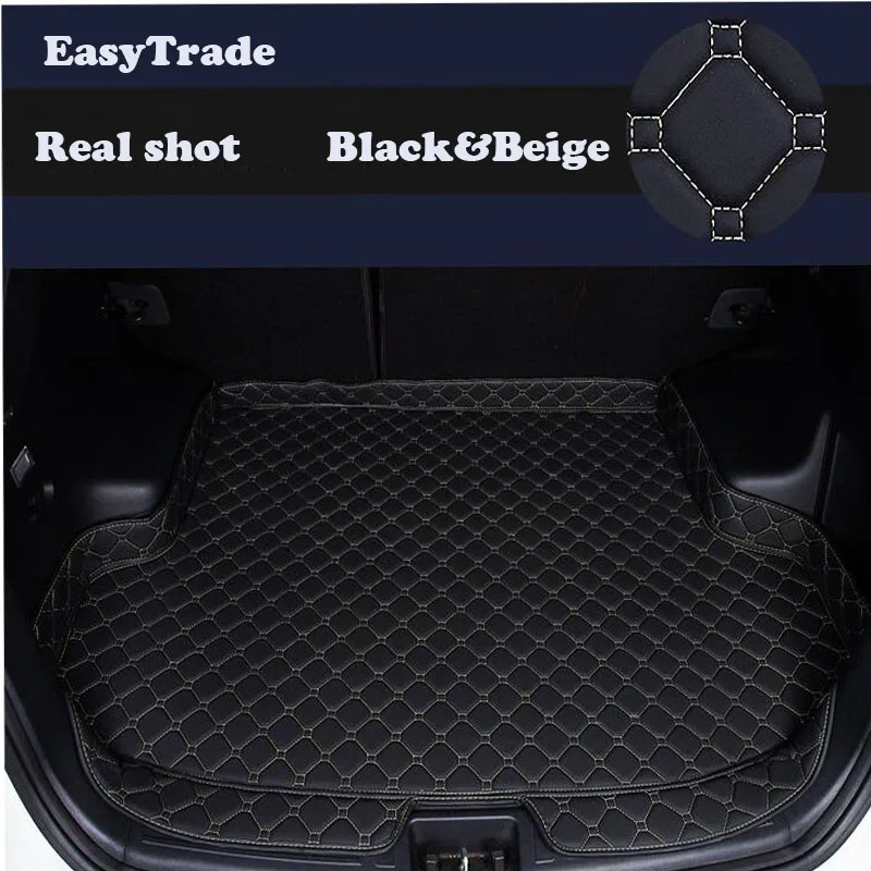 

Car Trunk Mats Liner Carpet Guard Protector Goods For Hyundai Kona 2018 2017 2019 Car Interior styling Accessories