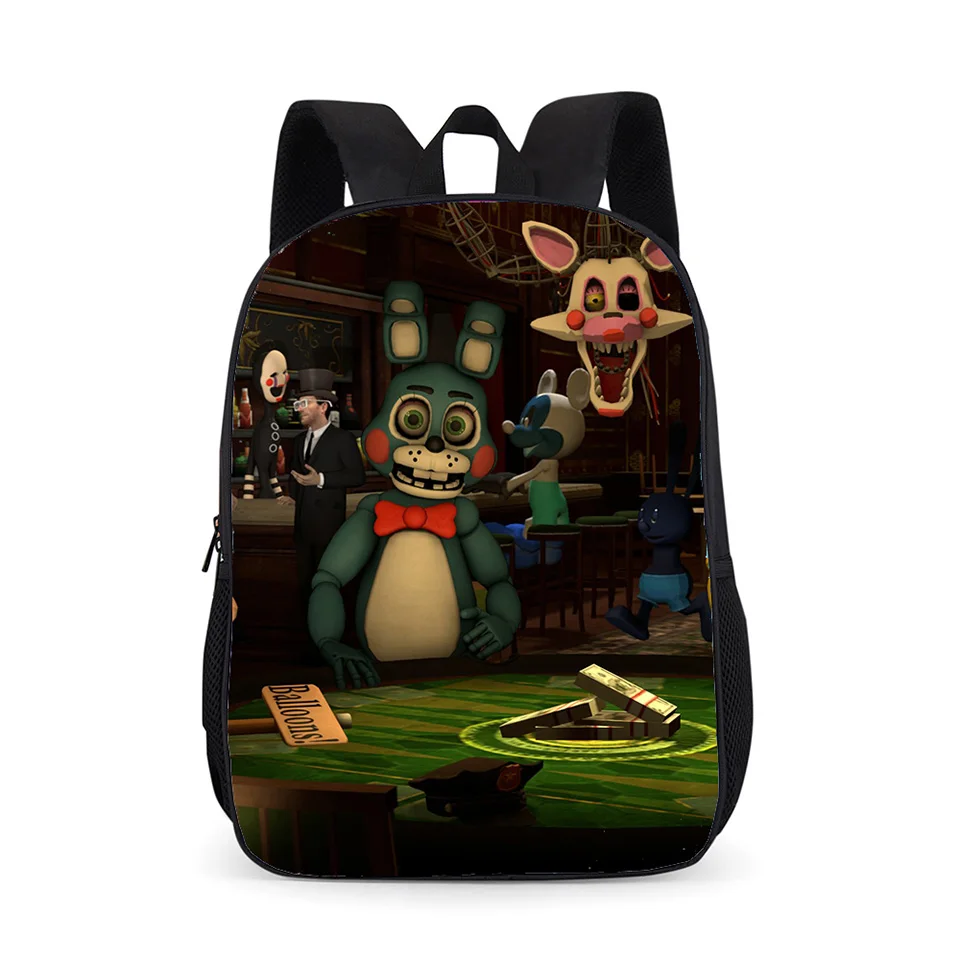 big6 LUOBIWANG Five Nights At Freddy's детский школьный рюкзак для мальчиков и девочек, Водонепроницаемый Школьный рюкзак, сумка для книг - Цвет: big6