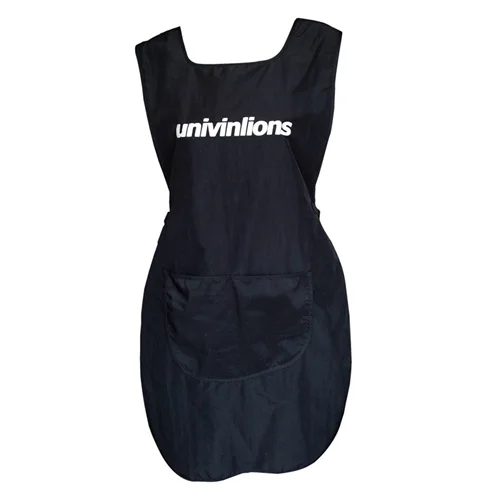 Black Univinlions 85*50 накидка для окрашивания волос Салон Парикмахерская Стрижка фартук Рабочая накидка для одежды для парикмахер стилист стильная ткань - Color: Black