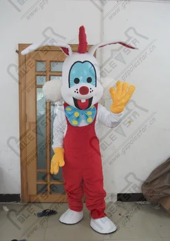 

quality clown bunny mascot costumes cartoon fancy dress rabbit mascot design