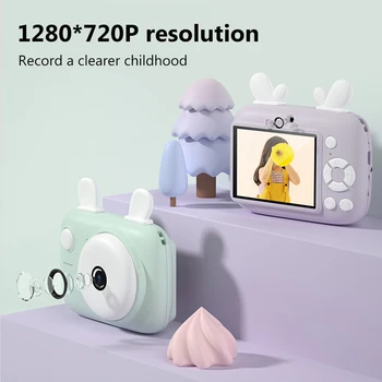 Mini Cartoon Photo Camera Toys for Kids Girls Boys Christmas Baby Gift 2