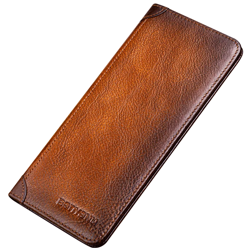 Classic Style Wallet Genuine Leather Men Wallets Long Male Purse Card Holder Wallet Men Fashion High Quality
