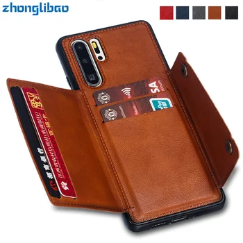 

Fundas Hawei P40 P30 Pro Card Holders Wallet Case for Huawei P30 Pro Mate 20 P20 P30 Lite Leather Card Pocket Back Cover Coque