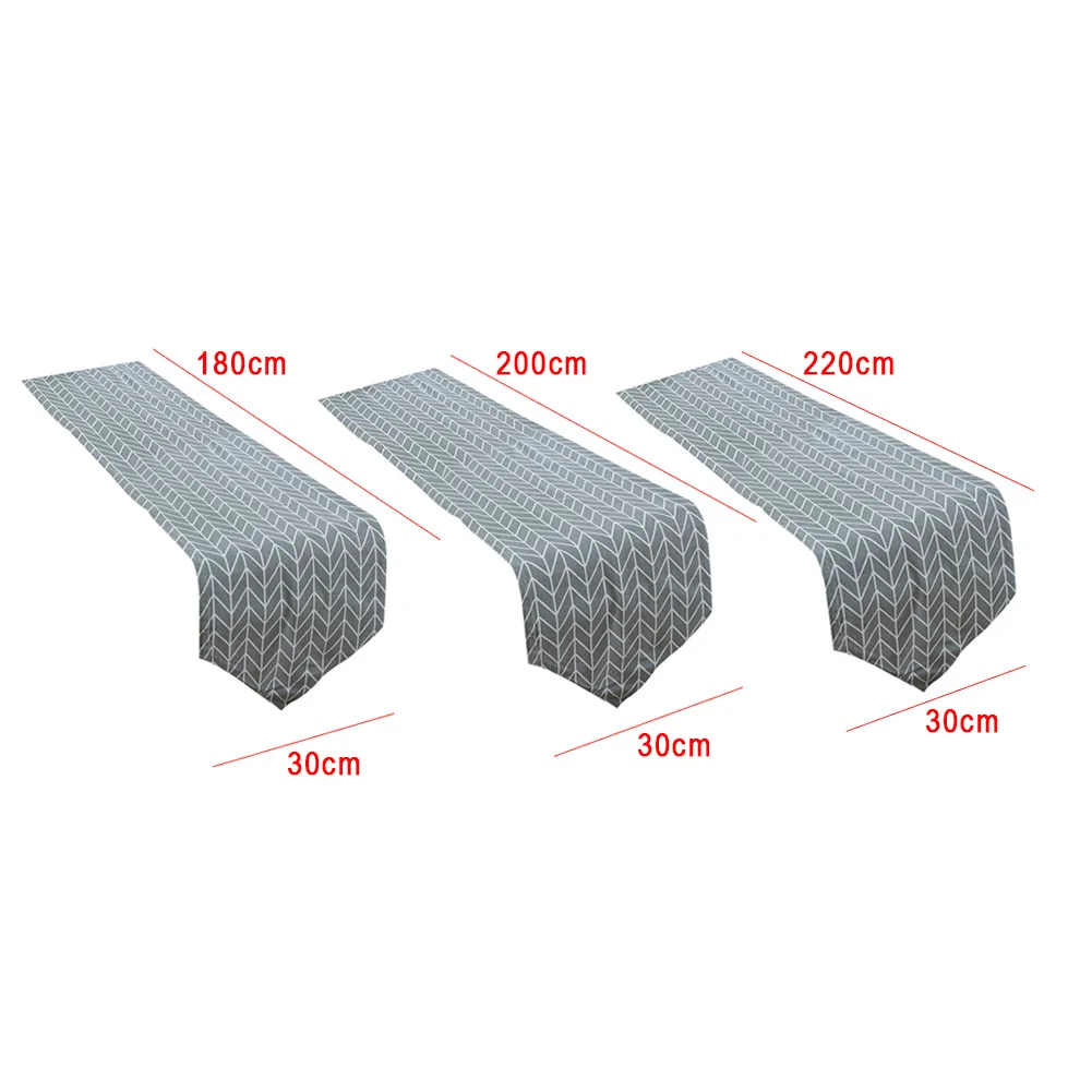 Праздничное моющееся украшение, свадебные Саржевые ткани, для дома, вечерние, легко чистятся, для ресторана, простой стиль, износостойкие, Настольная дорожка