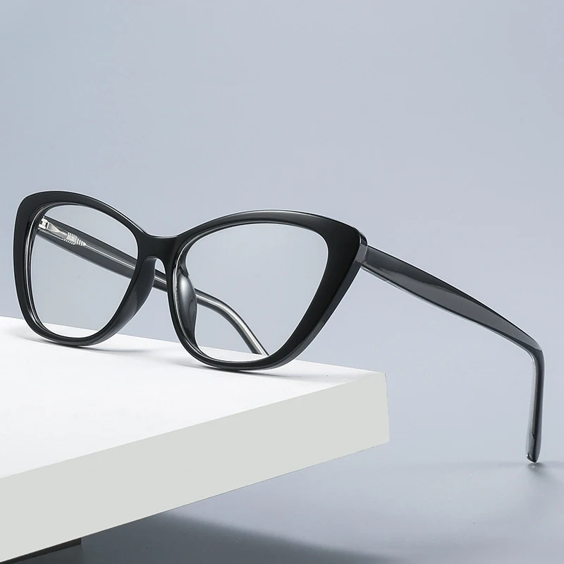 

TR90 Cat Eye Glasses Frame Women Transparent Clear Glasses Optical Myopia Eyeglasses Prescription Spectacle Frames Pink Eyewear