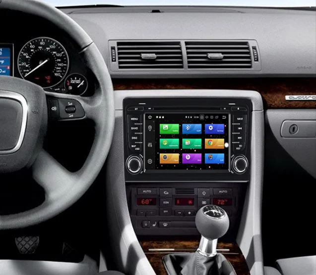 Best Aotsr Android 9.0 GPS navigation Car DVD Player For Audi A4 S4 RS4 2003-2012 car Head unit multimedia player radio tape recorder 9