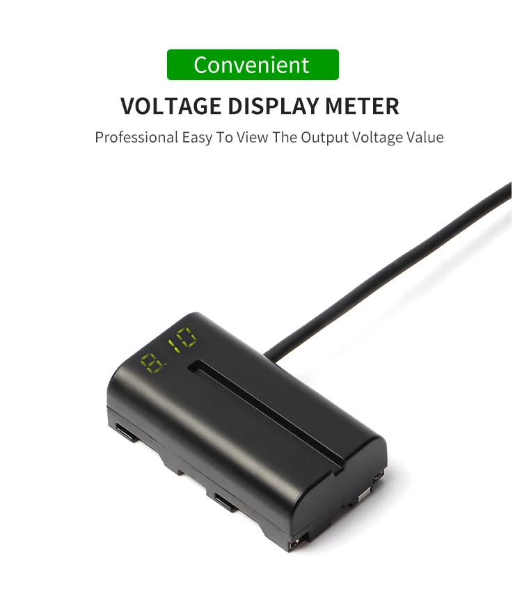 ZITAY D-TAP para NP-F550 Manequim Câmera Bateria