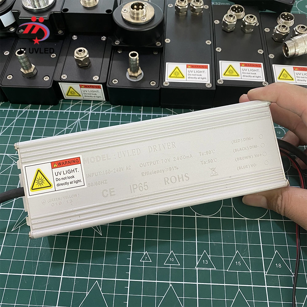 2.4A 160W IP65 водонепроницаемый источник постоянного тока для УФ-светодиодный модуль отверждения геля лампы вход переменного тока в переменный ток 100 V-240 V Выход DC 70V 2400mA