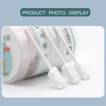 

30Pcs Baby Tongue Cleaner Disposable Gauze Toothbrush Paper Rod Infant Oral Cleaning Stick Dental Care Baby Tongue Cleaning
