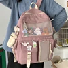 JOYPESSIE-Mochila de Nylon Kawaii para mujer, morral escolar impermeable a la moda para chicas adolescentes, bonita Mochila de estudiante, Mochila de viaje ► Foto 1/6