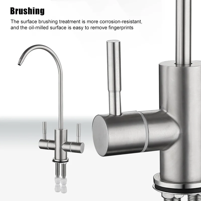 Faucet Tap Stainless Steel 360 Degree Rotatable Double Modes For Faucet Tap Stainless Steel 360 Degree