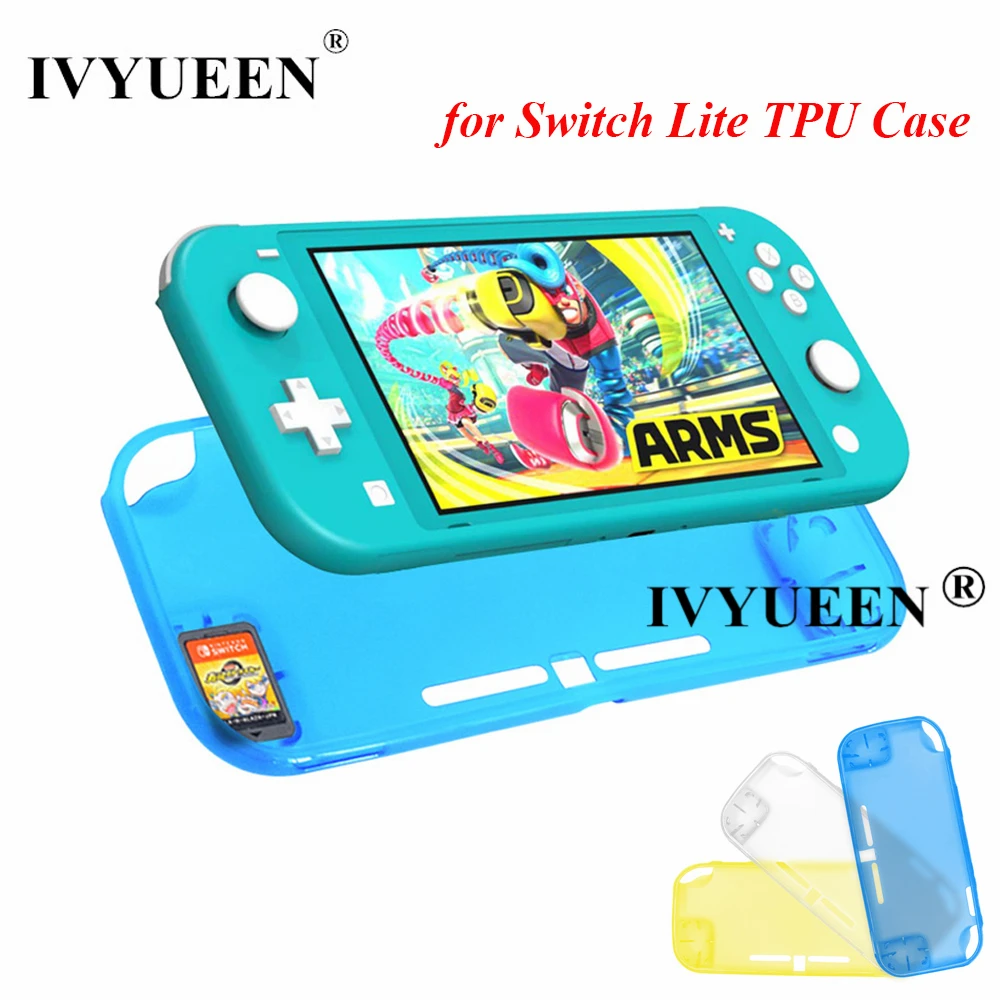 IVYUEEN ТПУ защитный чехол для kingd Switch NS Lite контроллер кристально чистое покрытие ручки оболочка магазин 2 игры аксессуары