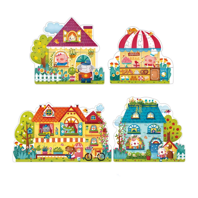 

MiDeer Four-in-One Jigsaw Puzzle Gift Box