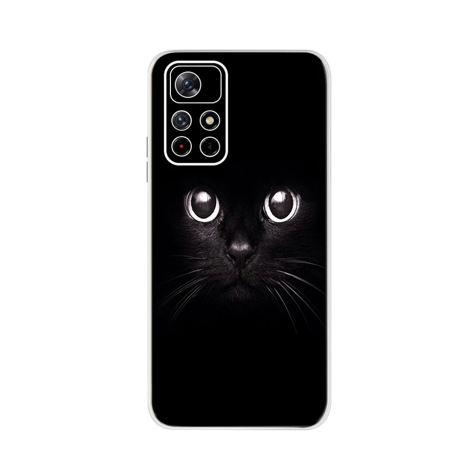 For Xiaomi Poco X4 Pro 5G NFC Case Cute Cat Butterfly Soft Silicone Shell For Xiaomi PocoX4 NFC Poco M4 Pro 5G Case Fundas Coque best waterproof phone pouch Cases & Covers