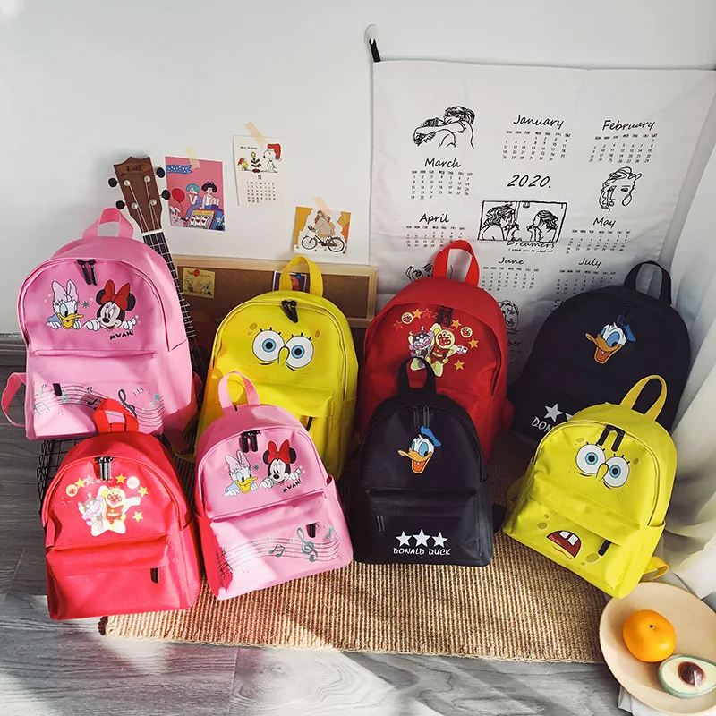 

2020 New Style Kindergarten Children Young STUDENT'S 3-, 5-And 8-Year-Old Anti Lost Men And Women Children School Bag Backpack M