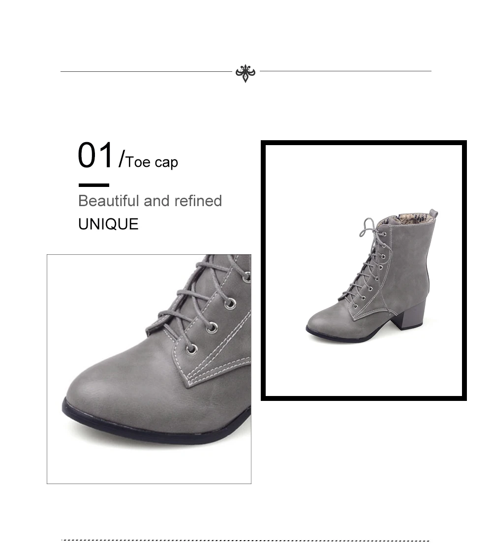 BESCONE/женские сапоги до середины икры ручной работы удобная обувь на высоком каблуке со шнуровкой и круглым носком женские теплые зимние сапоги на квадратном каблуке; BM247
