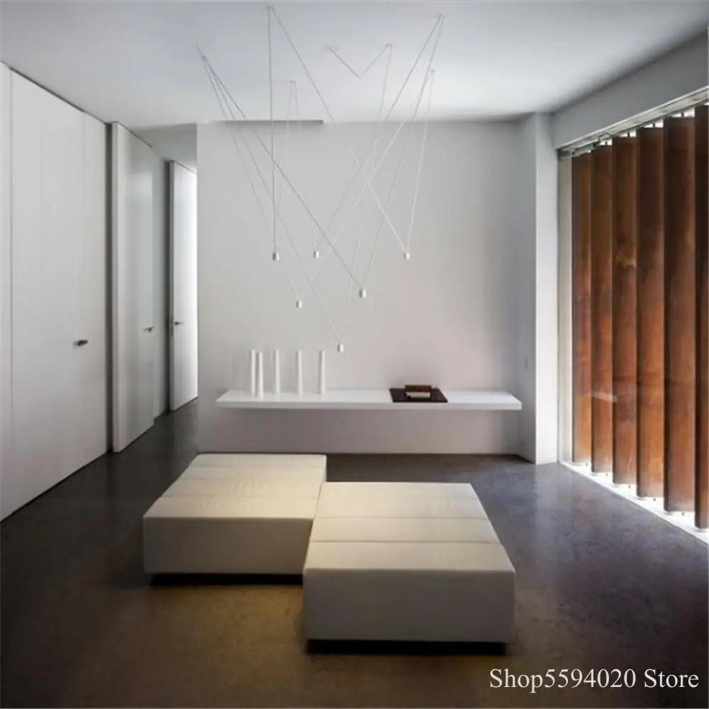 Lampe Led suspendue industrielle, Design géométrique, forme assortie, luminaire décoratif d'intérieur, Design géométrique, luminaire décoratif d'intérieur ► Photo 3/6