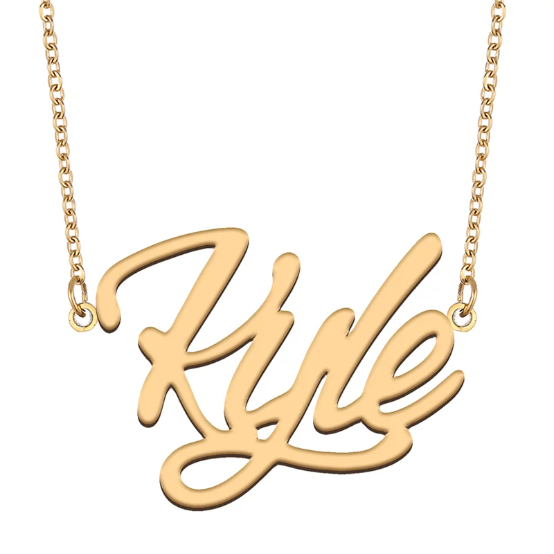 

Necklace with Name Kyle for His Her Family Member Best Friend Birthday Gifts on Christmas Mother Day Valentine's Day