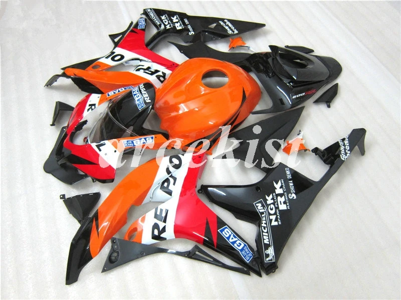 Литьевая Форма ABS Обтекатели набор подходит для HONDA CBR600RR 07 08 F5 CBR600 2007 2008 полный обтекатель наборы Repsol