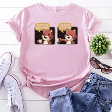 Best Price Women Tshirt Cute Animal Cat Conversation Cartoon T-Shirt For Woman Korean Style Women'S T Shirt Harajuku Goth Short Sleeve Top Best Price Women Tshirt Cute Animal Cat Conversation Cartoon T-Shirt For Woman Korean Style Women'S T Shirt Harajuku Goth Short Sleeve Top