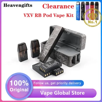 

VXV RB Pod Vape Kit with 2pcs Replaceable Battery & 2pcs 2.5ml Pod & Charging Dock E cigarette Pod System VS Drag Nano / Drag X