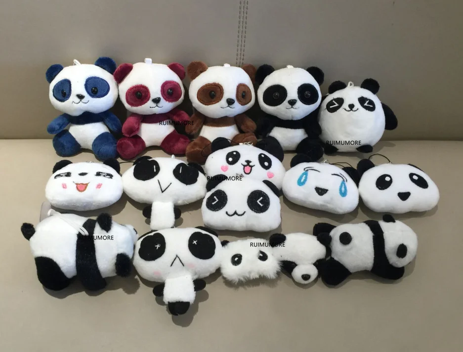

Multi Designs, Kawaii 4-11CM Panda Toys , Stuffed Panda Animal Plush Toy , Party Small Gift Plush Toys
