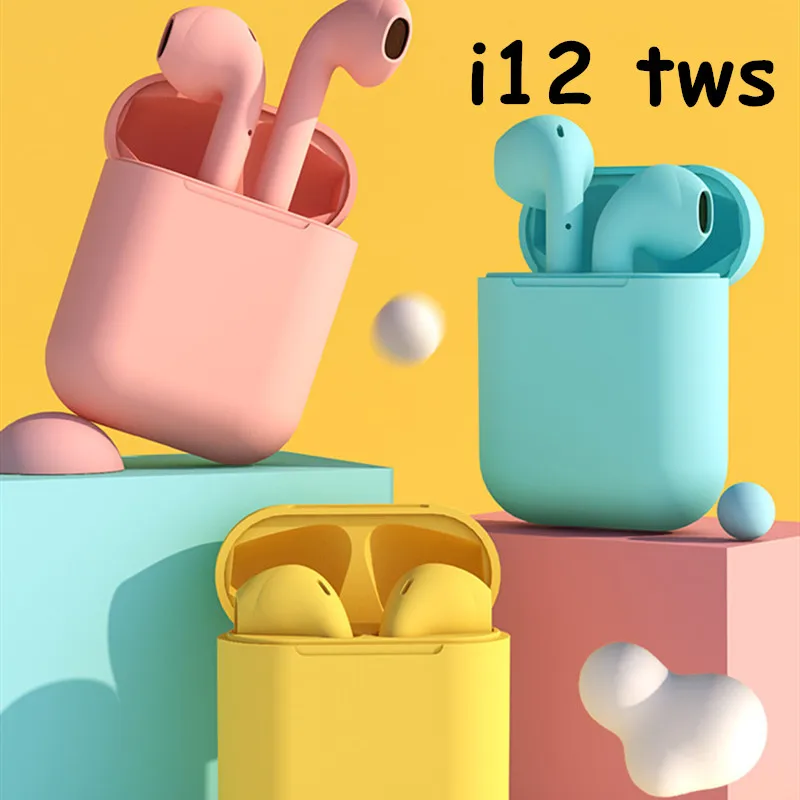 

i12 tws Bluetooth Earphones Air Earbuds Handsfree with charging box in ear Headset wireless 3D stereo sound for all Smart Phone