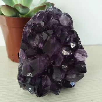 

High quality Uruguay stone amethyst geode crystal quartz cluster home decor display amethyste pierre naturelle
