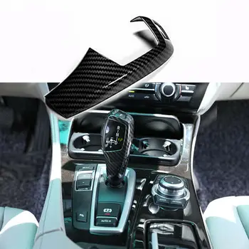 

3D Carbon Fiber Car Gear Shift Sticker Protector Cover For BMW E60 E70 X5 X6