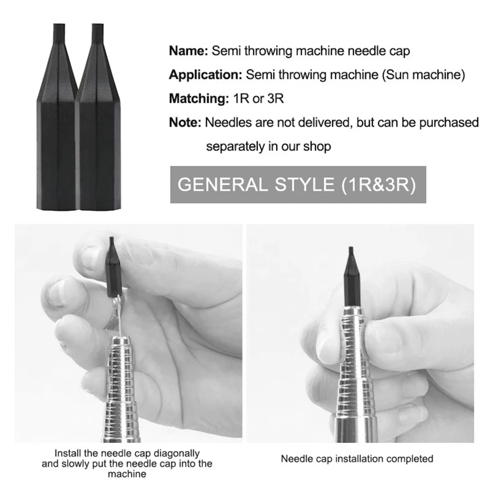 500Pcs Sterile 1R 2R 3R Generic Needle Cap Permanent Makeup Tip Fit On Golden Rose Sunshine Giant Sun Tattoo Machine sunshine ss 978c mini defoaming machine 2 seconds quick defoaming for curved screen flat screen under 7 inches