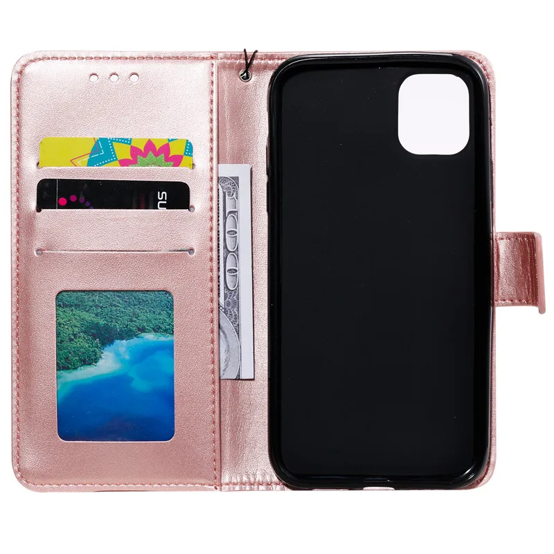 Кожаный чехол с 3D-принтом для iPhone 11 Pro Max Capa, чехол для iPhone 11 6 6s 7 8 Plus X XS XR XS Max, чехол-кошелек