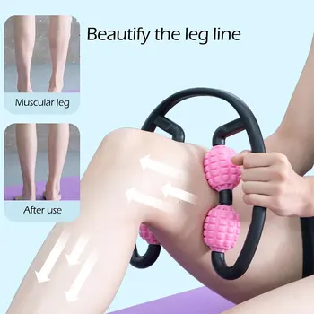 

New Sports U Shape Trigger Point Massage 4 Roller for Arm Leg Neck Muscle Tissue for Fitness Gym Yoga Pilates Sports