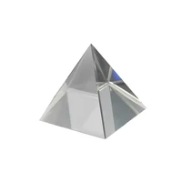 Ägyptischen Pyramiden Glas Optische Prisma 50mm Kristall Fotografie Dreieck Licht Guide Wissenschaft Home Dekoration Lehre