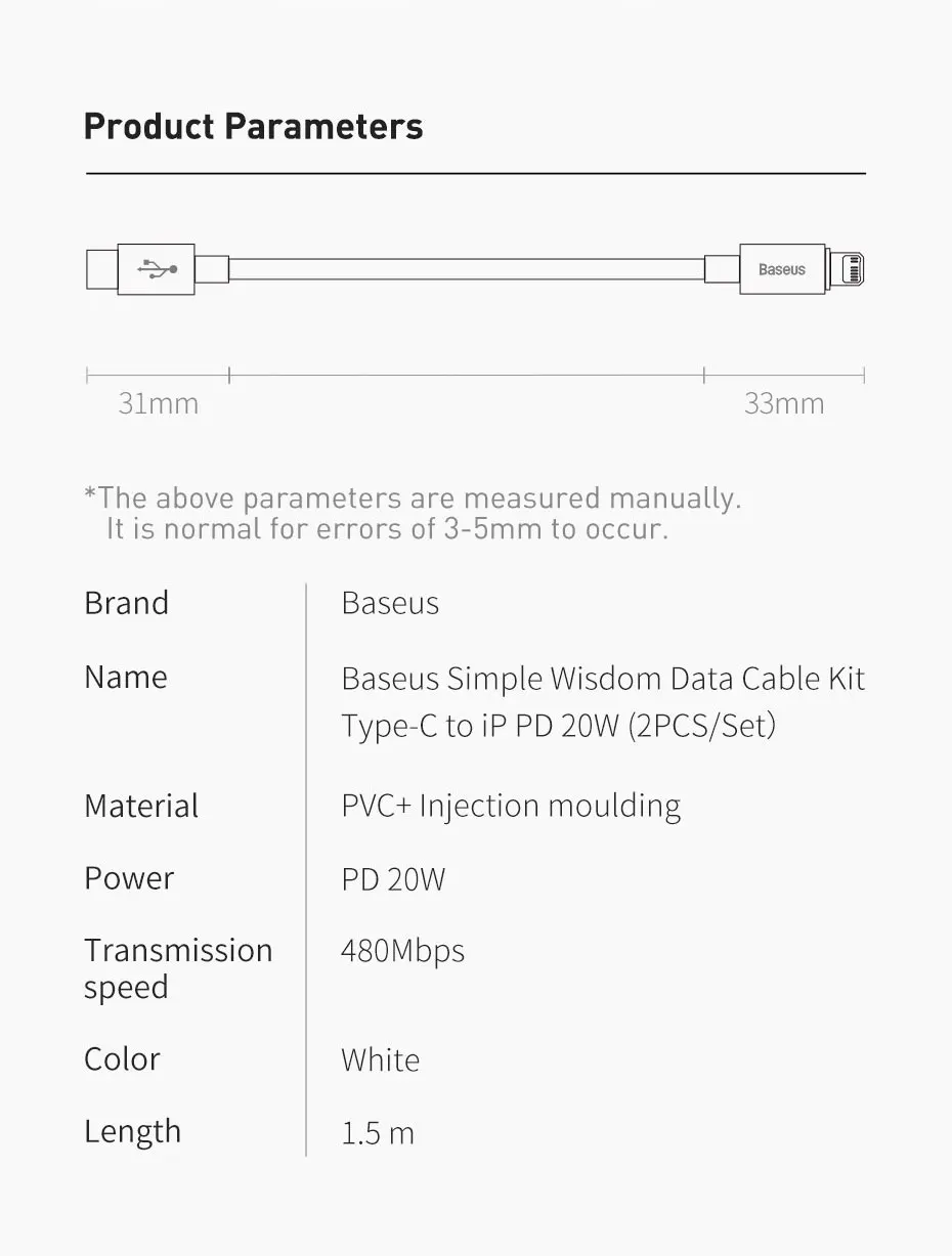 android type charger Baseus USB Type C PD 20W Cable for iPhone SE 11 Pro X XS 8 Fast USB C Cable for iPhone Charging Cable USB Type C Cable Wire Code hdmi to iphone cable