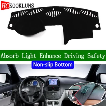 

For Meredes-Benz C CLASS c350 2008 Non-slip Bottom Dashboard Cover Car Decals Car Stickers Interior Car Accessories