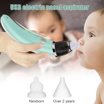 

Electric Baby Nasal Aspirator Snot Sucker Nose Mucus Boogies Vacuum Cleaner for Infant Kids S7JN
