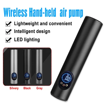 

Classic 12V Car Wireless LCD Digital Display Rechargeable Gas Cylinder Inflatable Pumps Air Pump Air Electric Tire Inflator