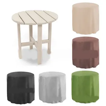 

1pc Outdoor Garden Patio Waterproof Table Cover Dust-proof Furniture Protection Oxford Cloth Furniture Table Cover