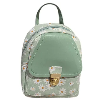 

School Backpack Fashion Women Shoulders Small Backpack Flowers Messenger Bag School Students Bag Сумки Женские Брендовые