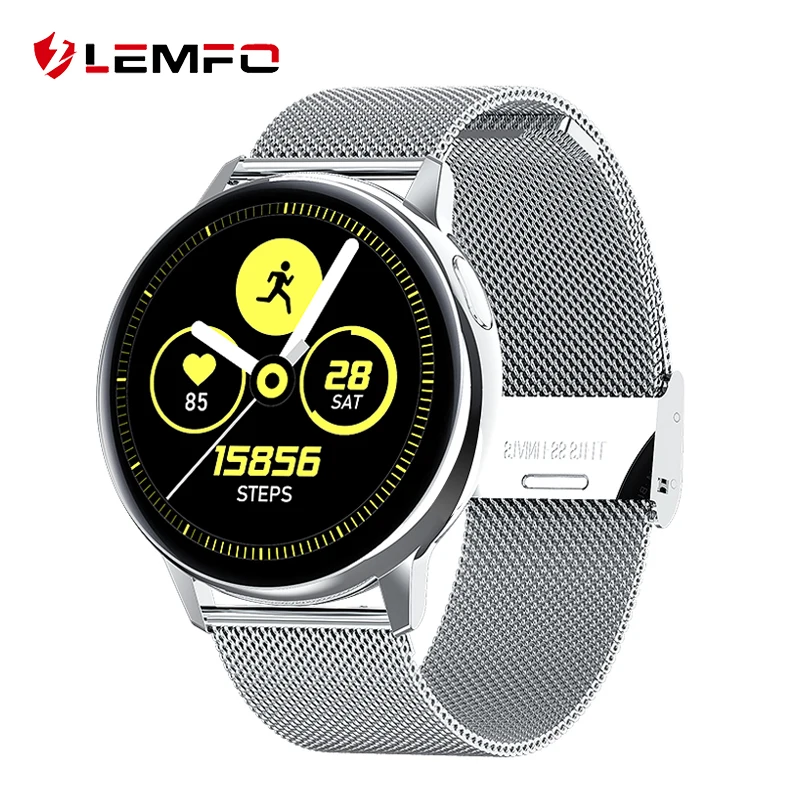Смарт часы LEMFO S30 2020 для мужчин и женщин ЭКГ температура тела пульсометр IP68
