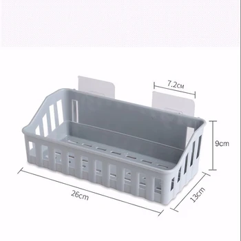 

Punch-free racks kitchen bathroom toilet rack storage rack storage basket wall hanging basket rack storage basket