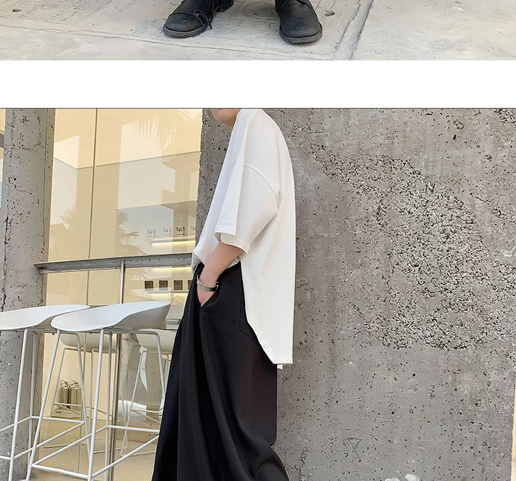 Мужские уличные Свободные повседневные широкие брюки в стиле хип-хоп для мужчин и женщин в японском стиле, плиссированные шаровары, брюки, винтажные брюки-кимоно