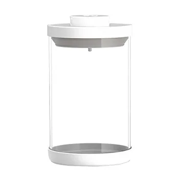 

HOT Glass Sealed Jar Kitchen Storage Bottles with Cover Vacuum Caps Sugar Candy Tea Box Food Storage Glass Jar No Lead