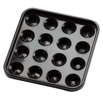 

Carrying Indoor Game Pool Snooker Billiard Ball Tray Holds 16 Full Set Accessories Regulation Size Professional Rack Portable