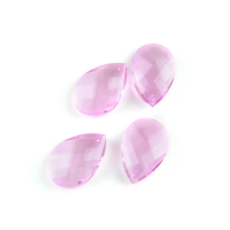 lilac Разноцветные кристаллы сетки призмы подвески для люстры стекло освещение блеск де запчасти хрустальной люстры - Цвет: lilac