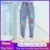 2021 Весна Повседневная Девушки Джинсовые Джинсы Синий Slim Fit Джинсовый Материал Для Девочек Брюки Брюки Детская Одежда Рваные Джинсы Для Детей