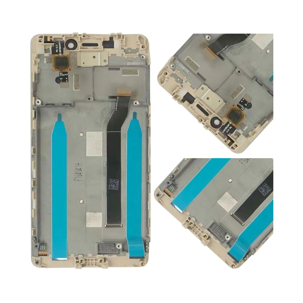 Tanie Oryginał dla XIAOMI Redmi4 standardowy montaż digitizera ekranu dotykowego LCD dla Xiaomi Redmi 4 wyświetlacz z wymianą ramki 2GB RAM
